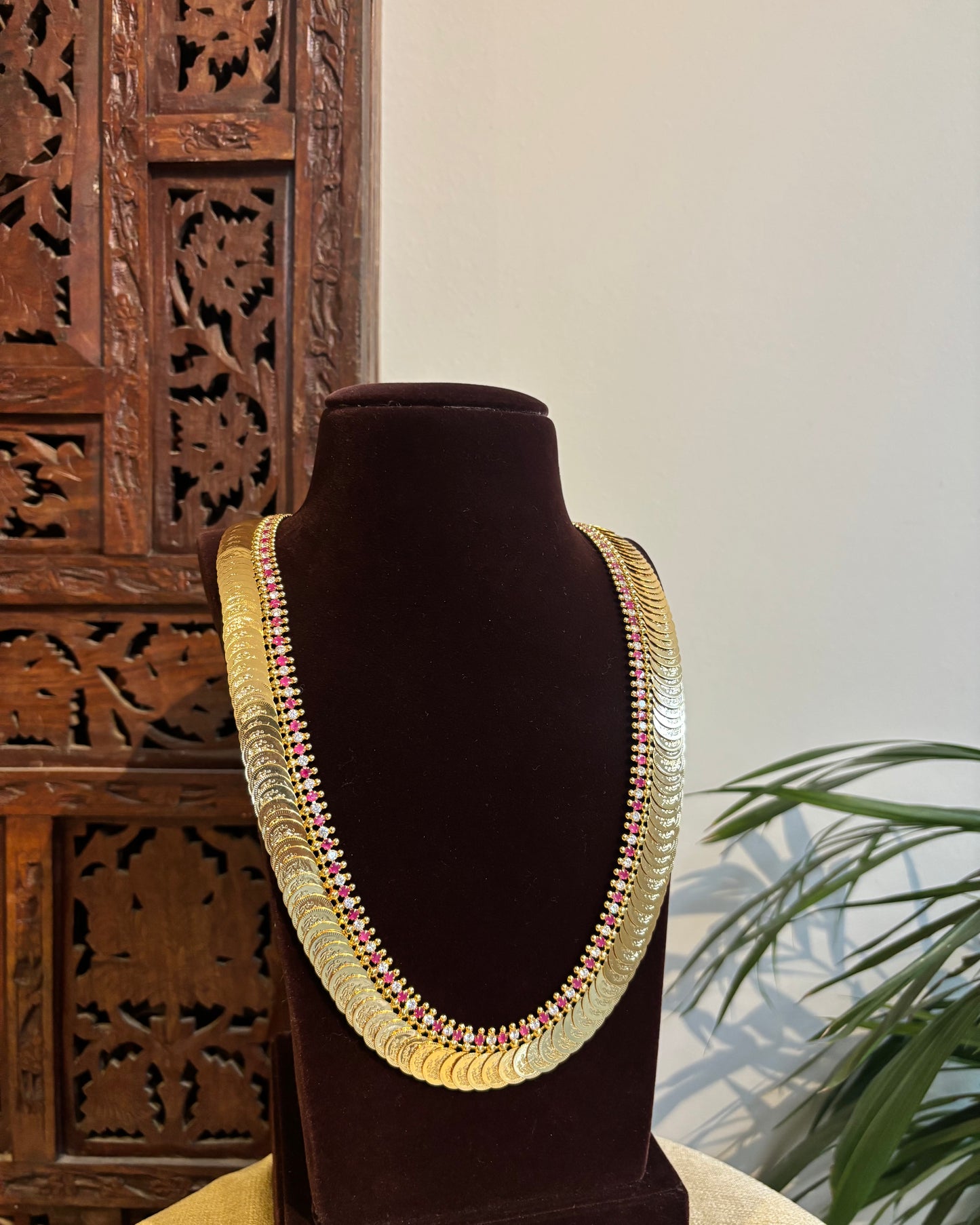 Lakshmi Kaasu Haram with Kemp Stones | NC383