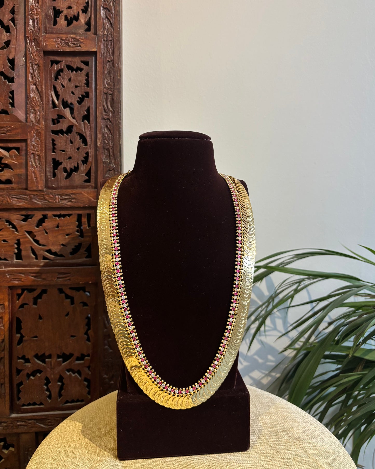 Lakshmi Kaasu Haram with Kemp Stones | NC383
