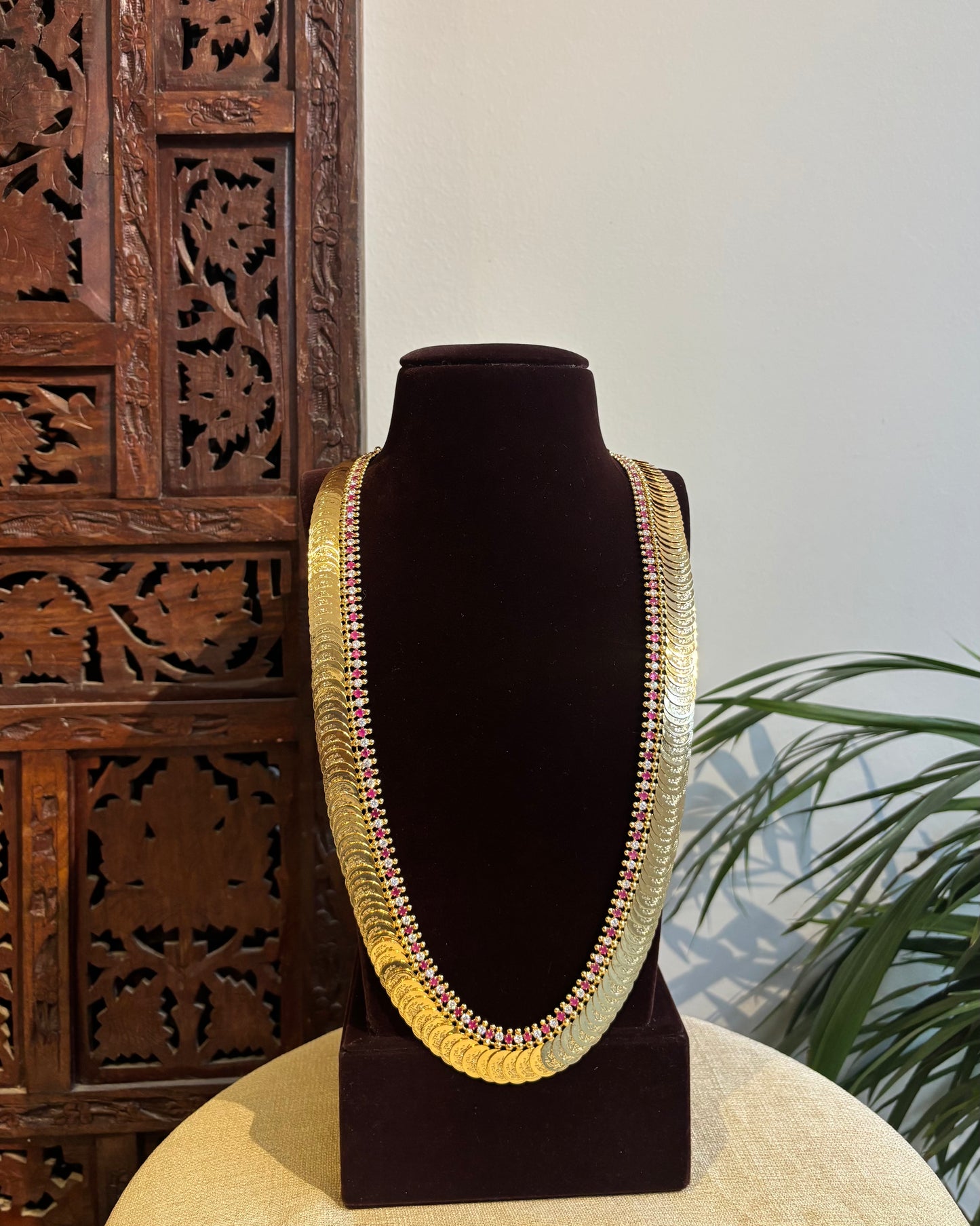 Lakshmi Kaasu Haram with Kemp Stones | NC383