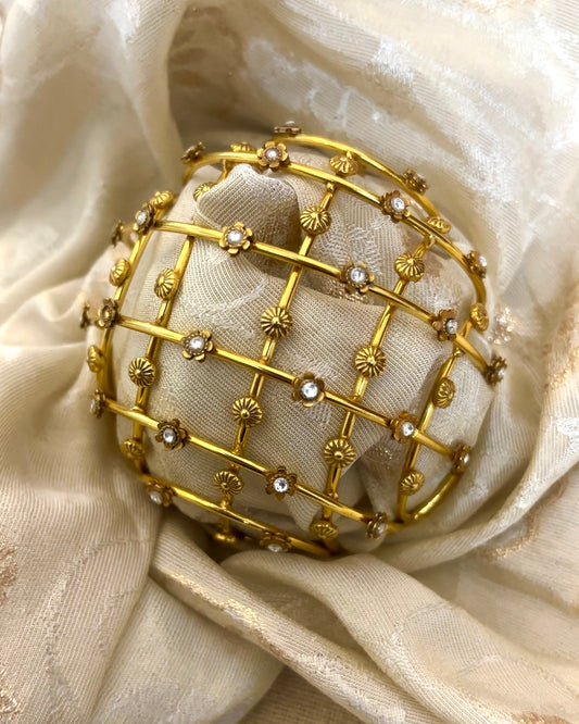 Jadau Kundan Hair Bun Accessory | HA111