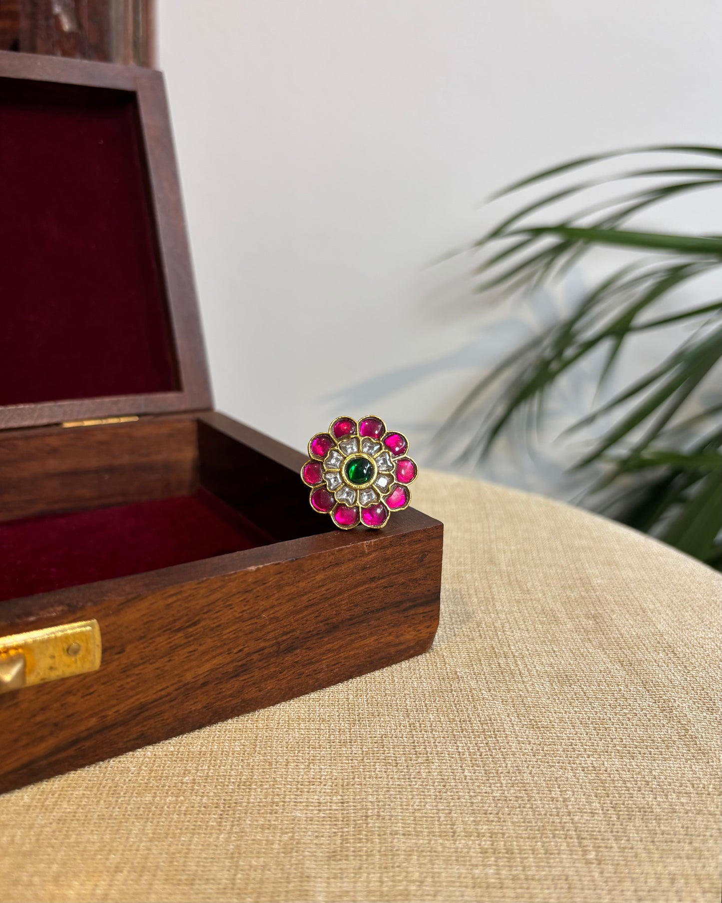 Jadau Kundan Adjustable Rings | RG004