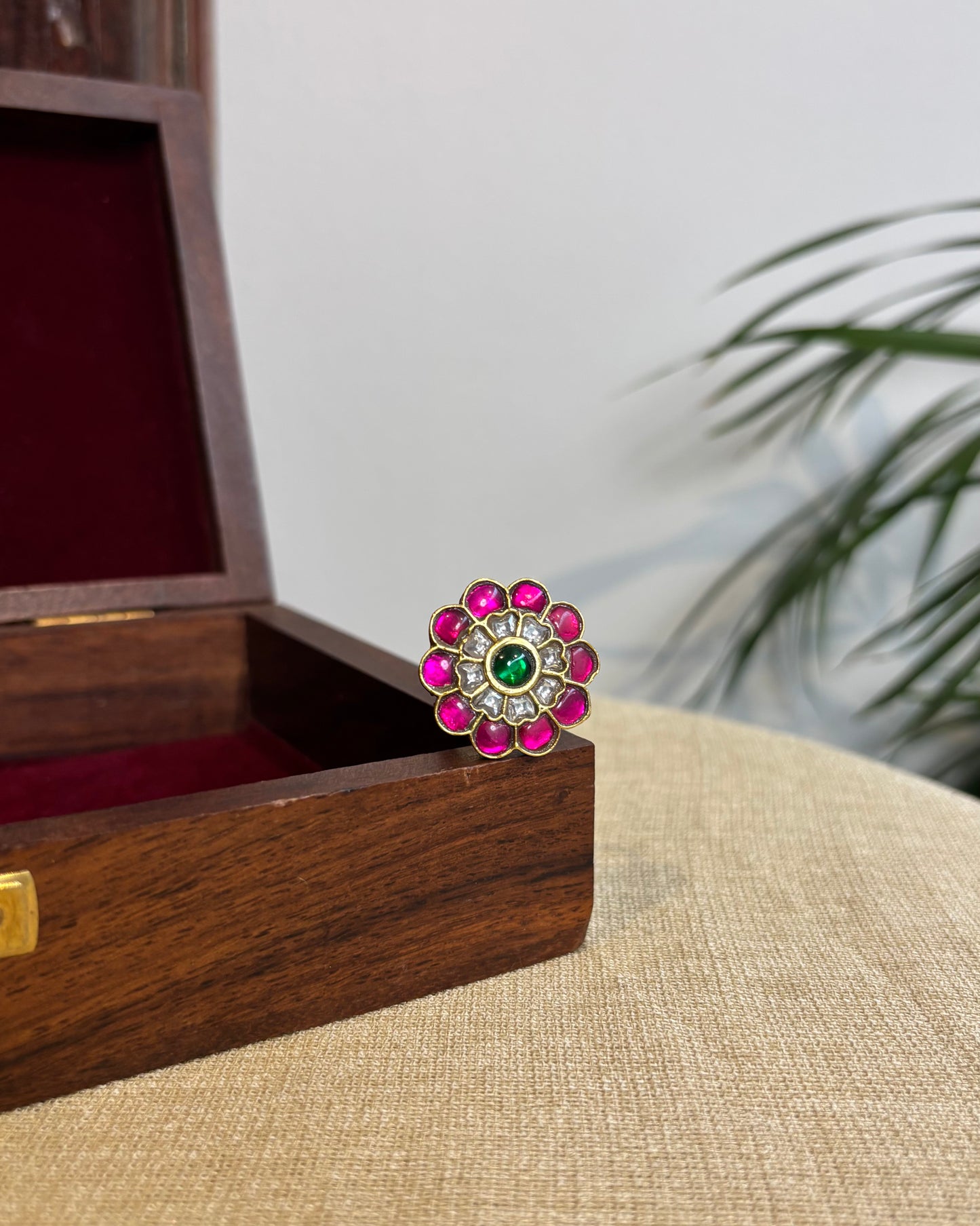 Jadau Kundan Adjustable Rings | RG004