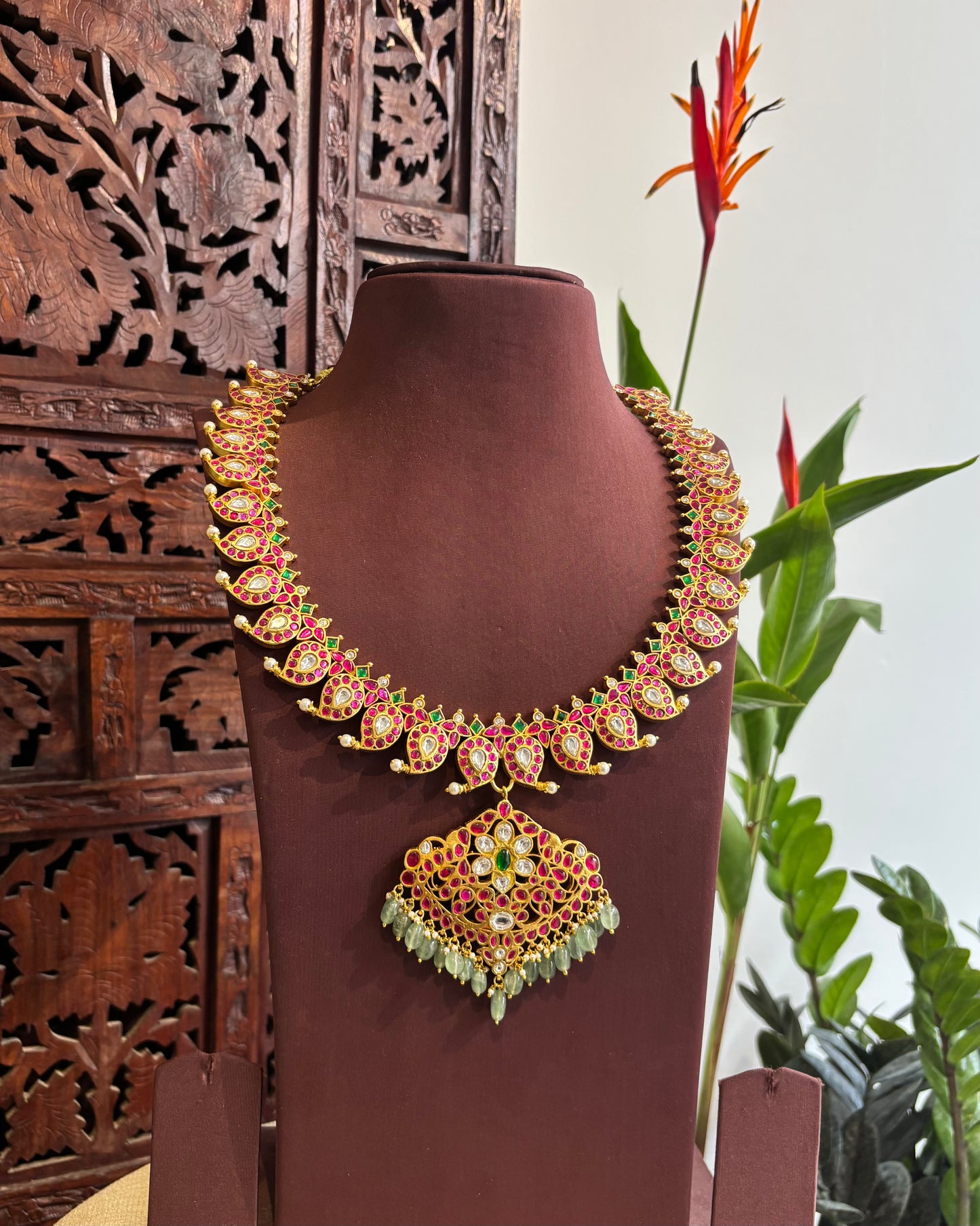 2 in 1 Jadau Kundan Mango Haram | NC174