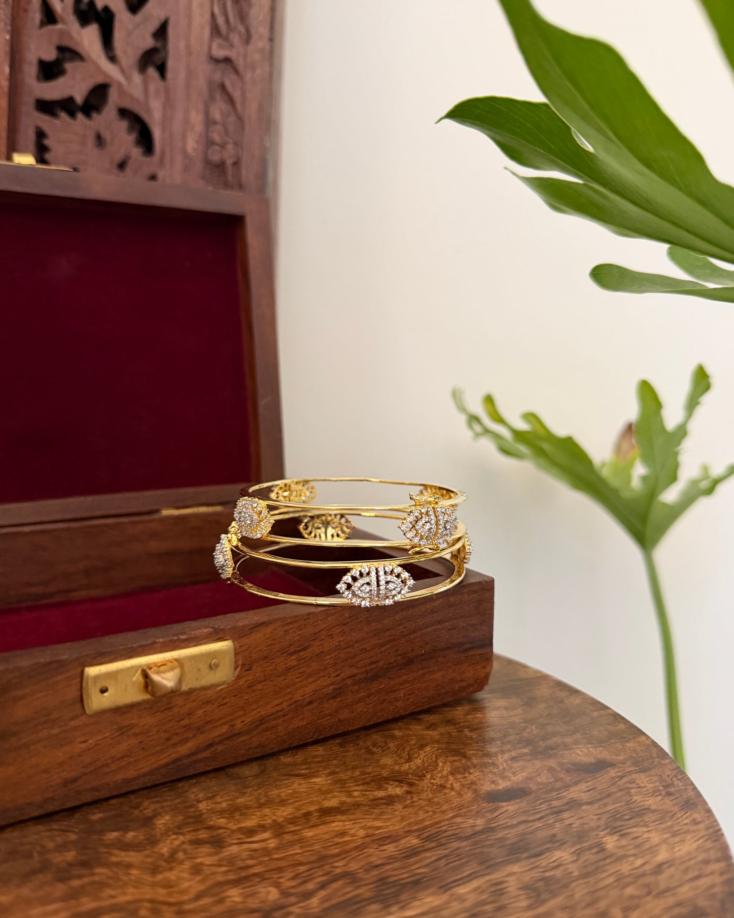 Interchangeable Kundan Bangles | 12 Colour Set | BA106 | BA107 | BA108