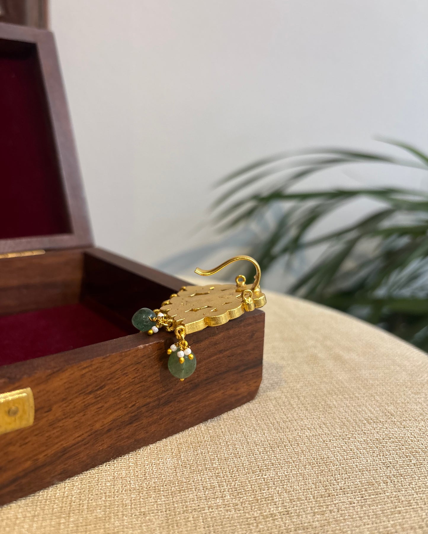 Multicolor Handcrafted Jadau Kundan Floral Hair Pin | HA281