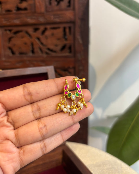 2-in-1 Reversible Jadau Kundan Nosepin | NP113