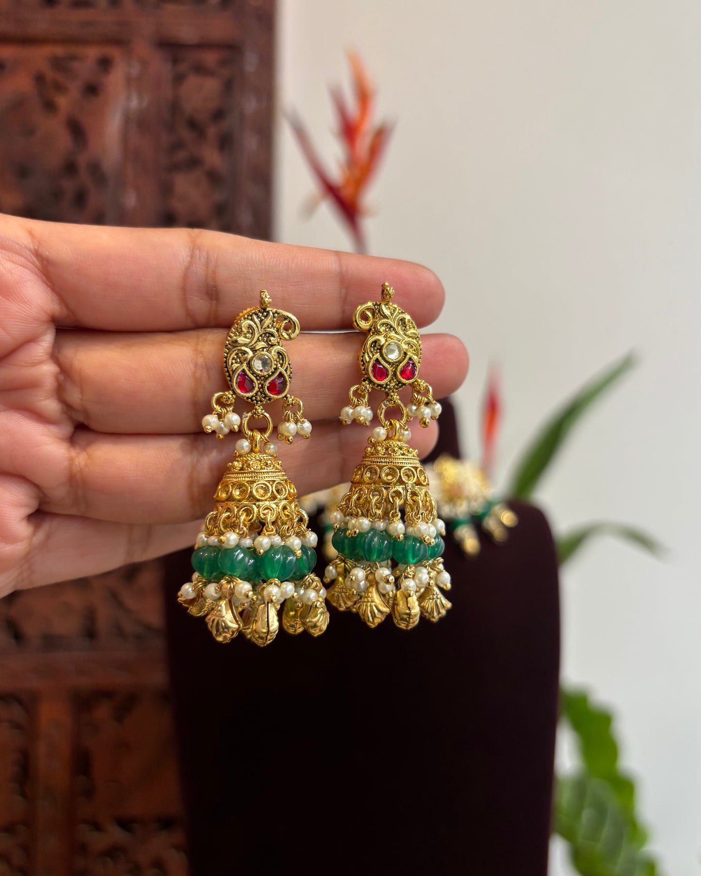 Festive Pearl Kundan Choker set with Charms – Traditional Handcrafted Jewellery| NC188