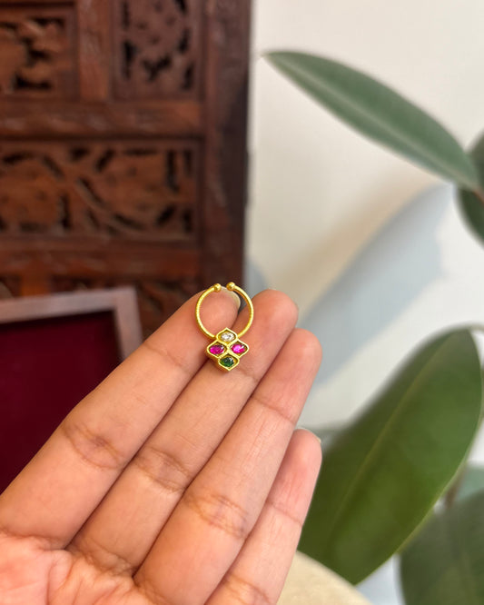 Floral Clip On Septum Nosepin | NP123