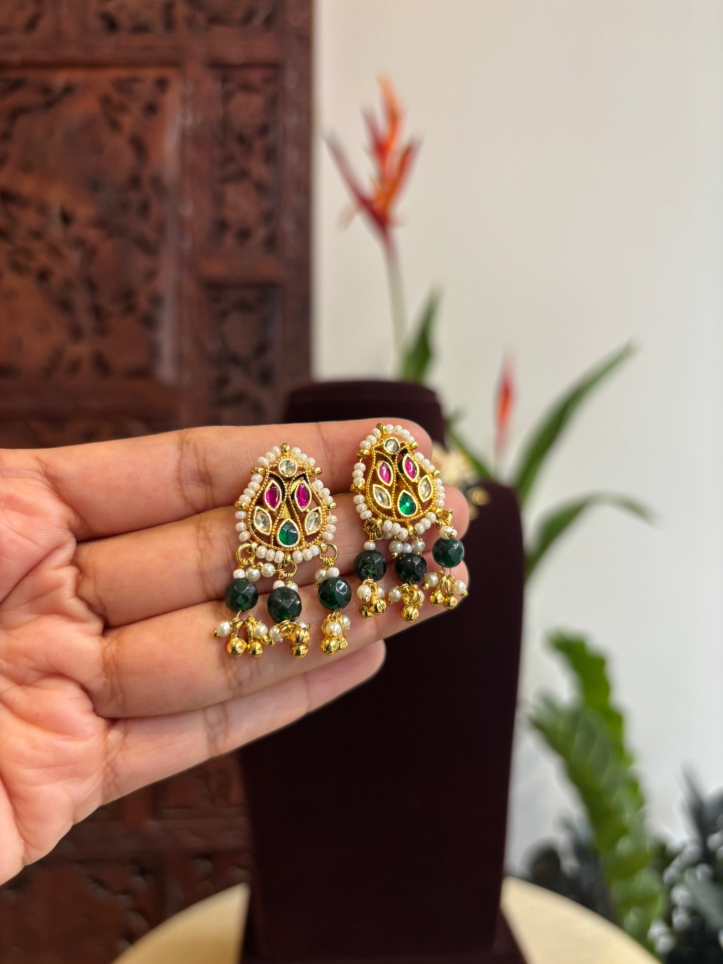 Festive Pearl Kundan Choker set with Charms – Traditional Handcrafted Jewellery| NC189