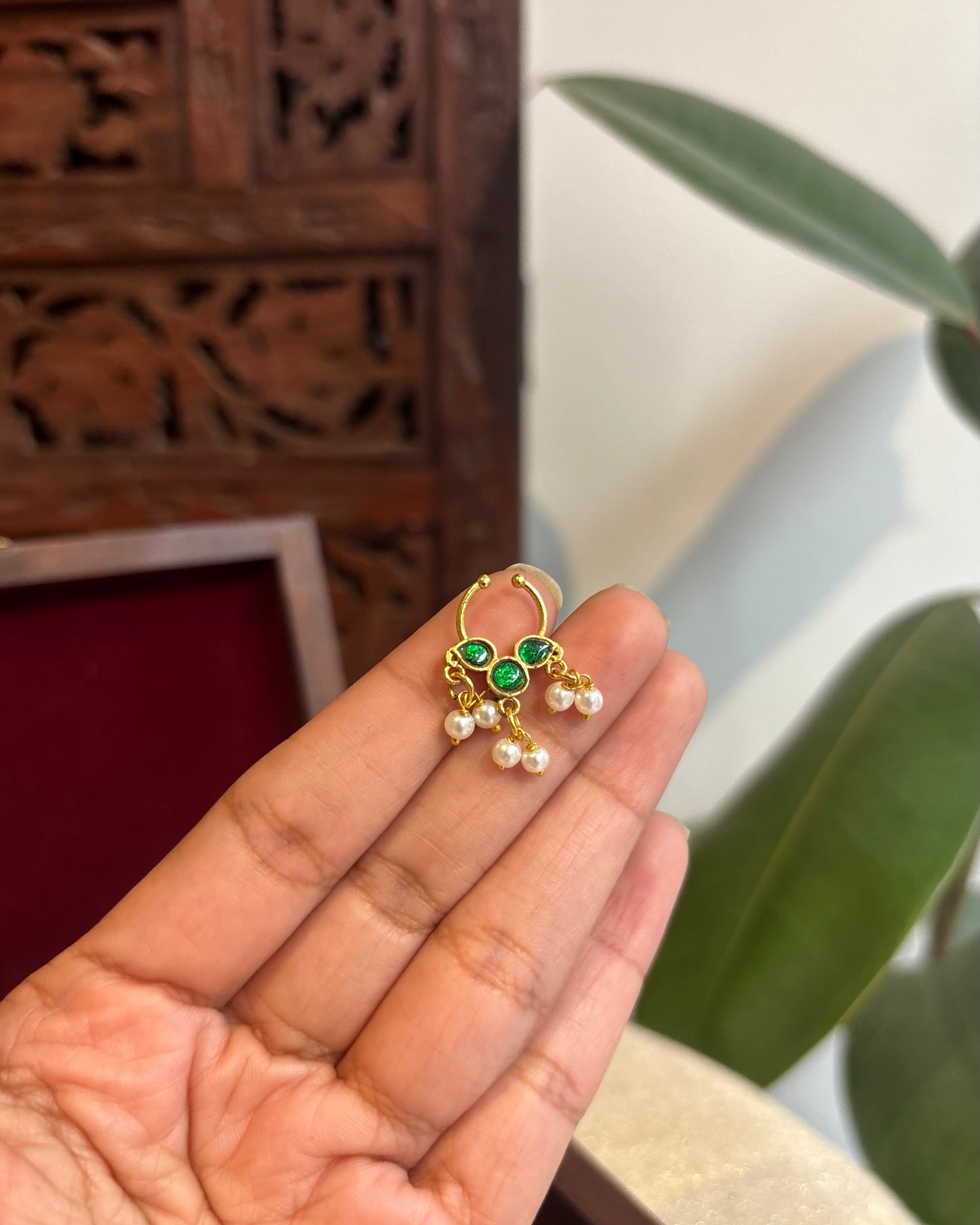 Floral Clip On Septum Nosepin | NP120