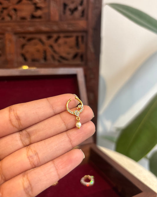 AD Peacock Clip On Septum Nosepin | NP126