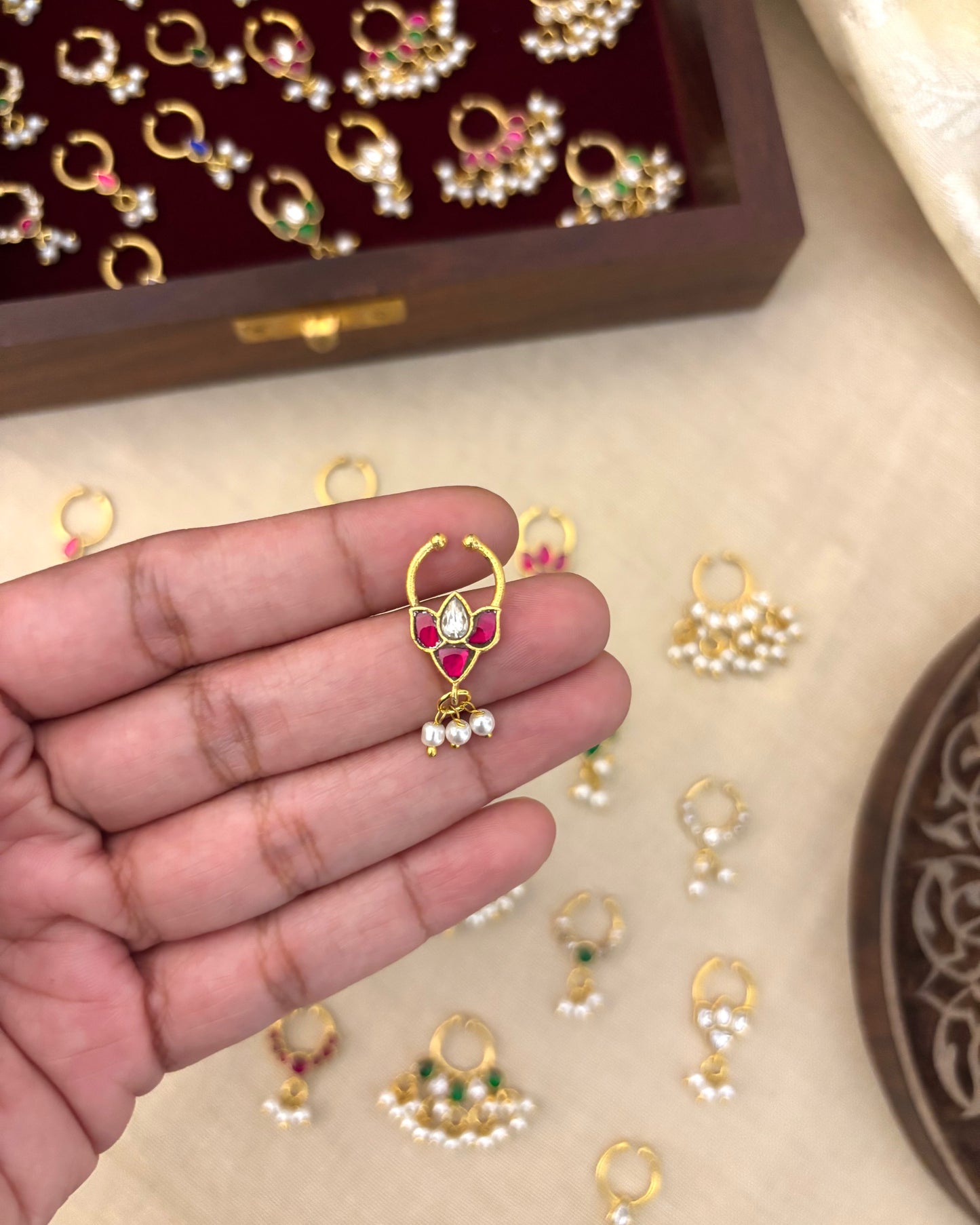 Lotus Clip On Septum Nosepin | NP026