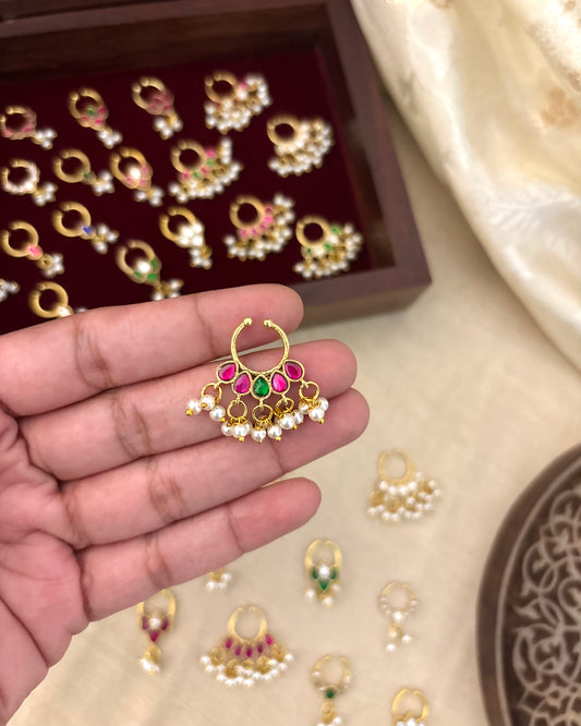 Floral Clip On Septum Nosepin | NP031