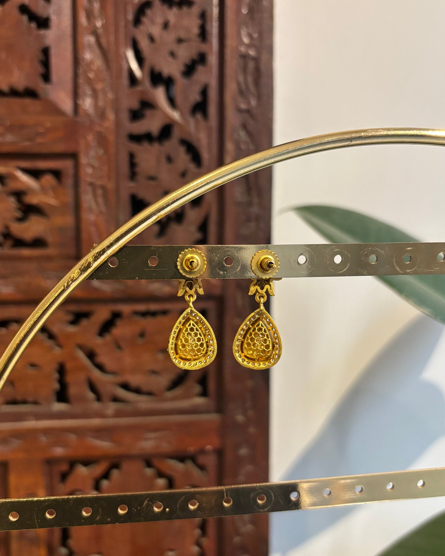 Green Moissanite Drop Earrings| ER212
