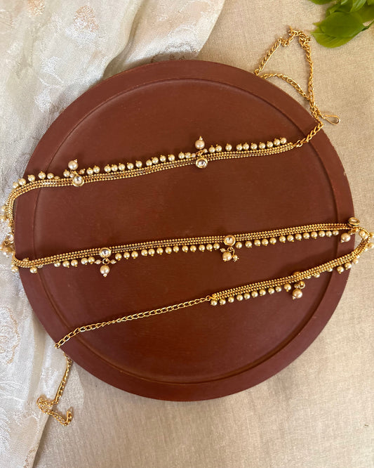 Pearl Minimal Hip chain | WB017