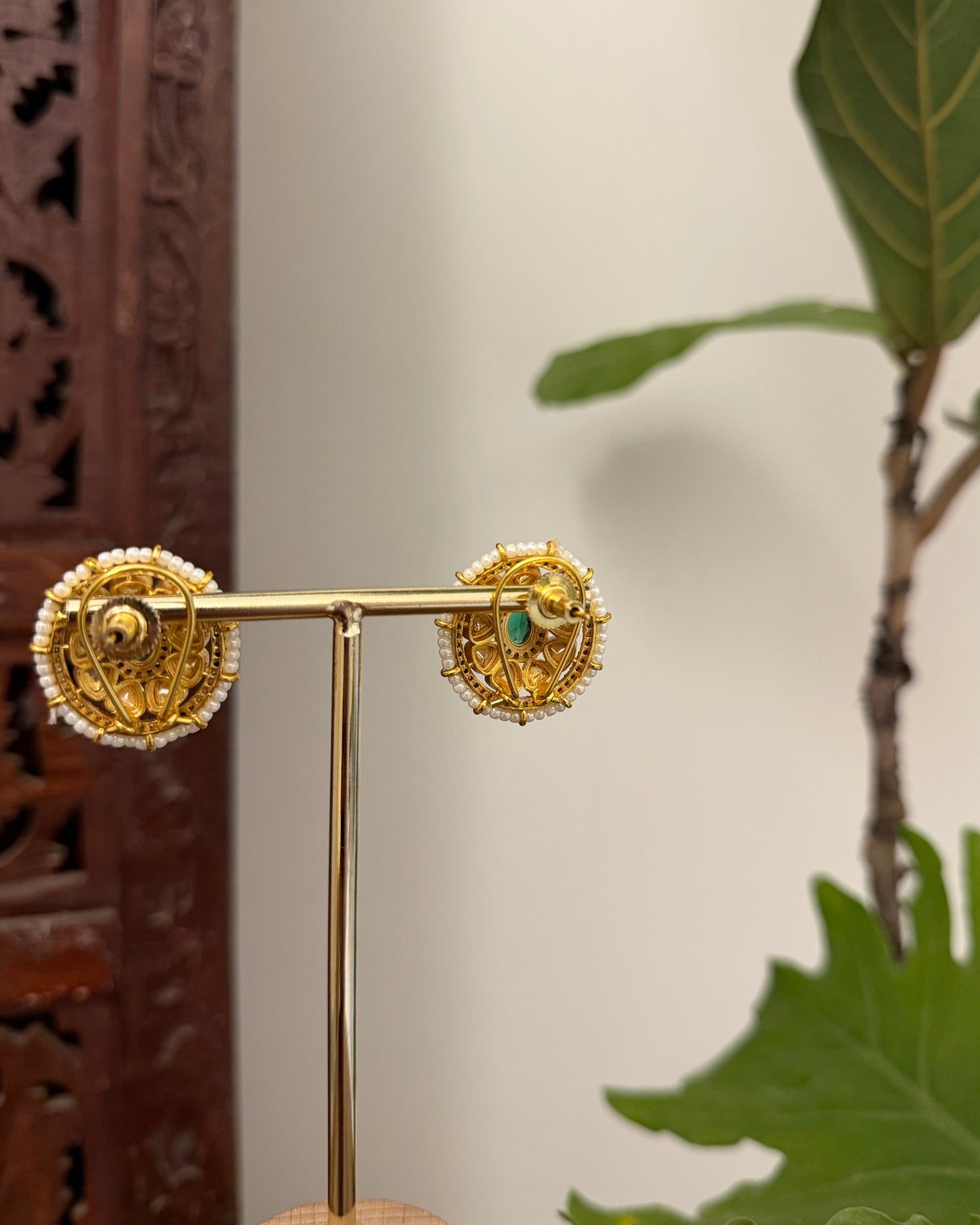 Statement Mossanite Choker with Earrings | NC721