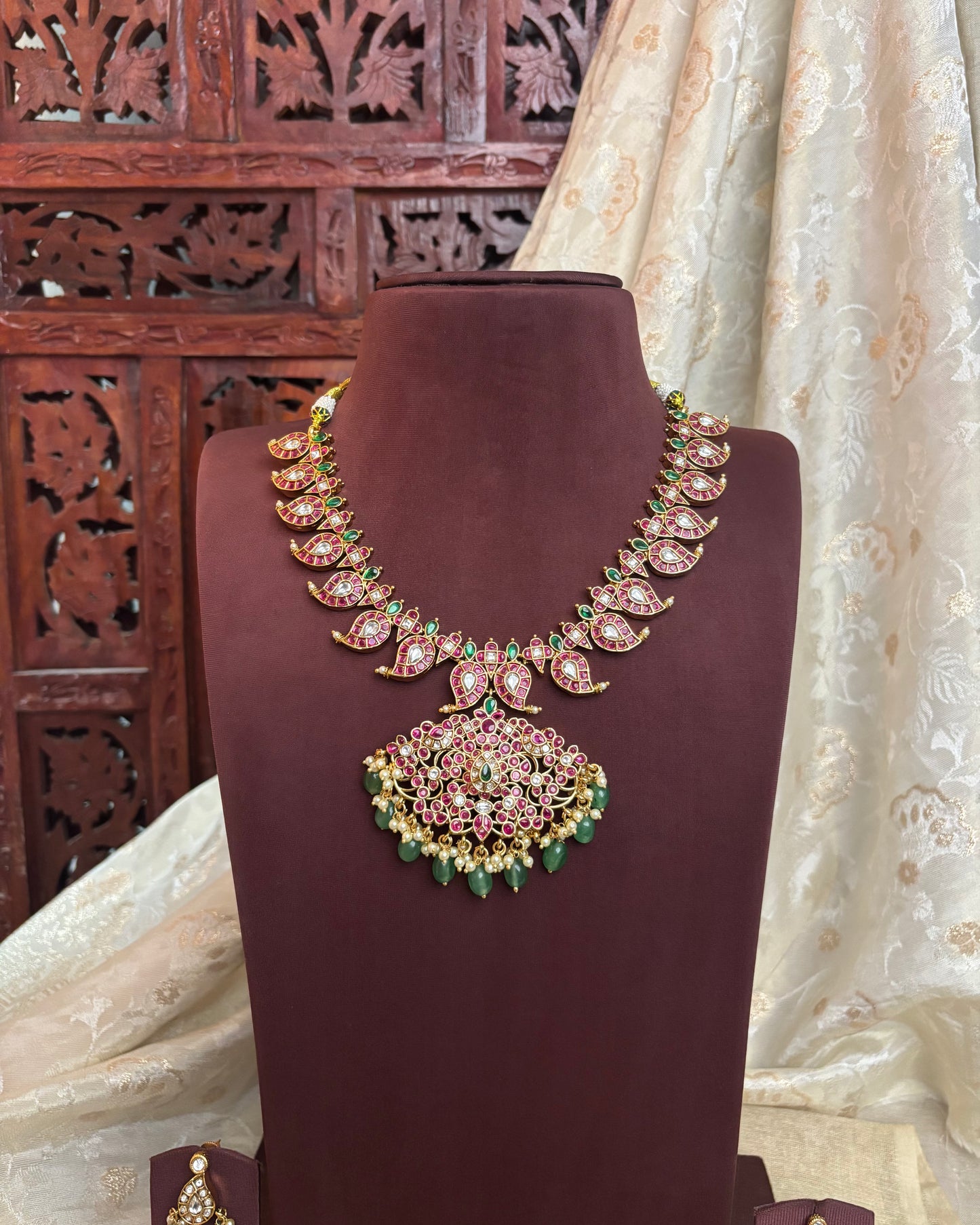 2 in 1 Kemp Mango Necklace with Earrings | NC122