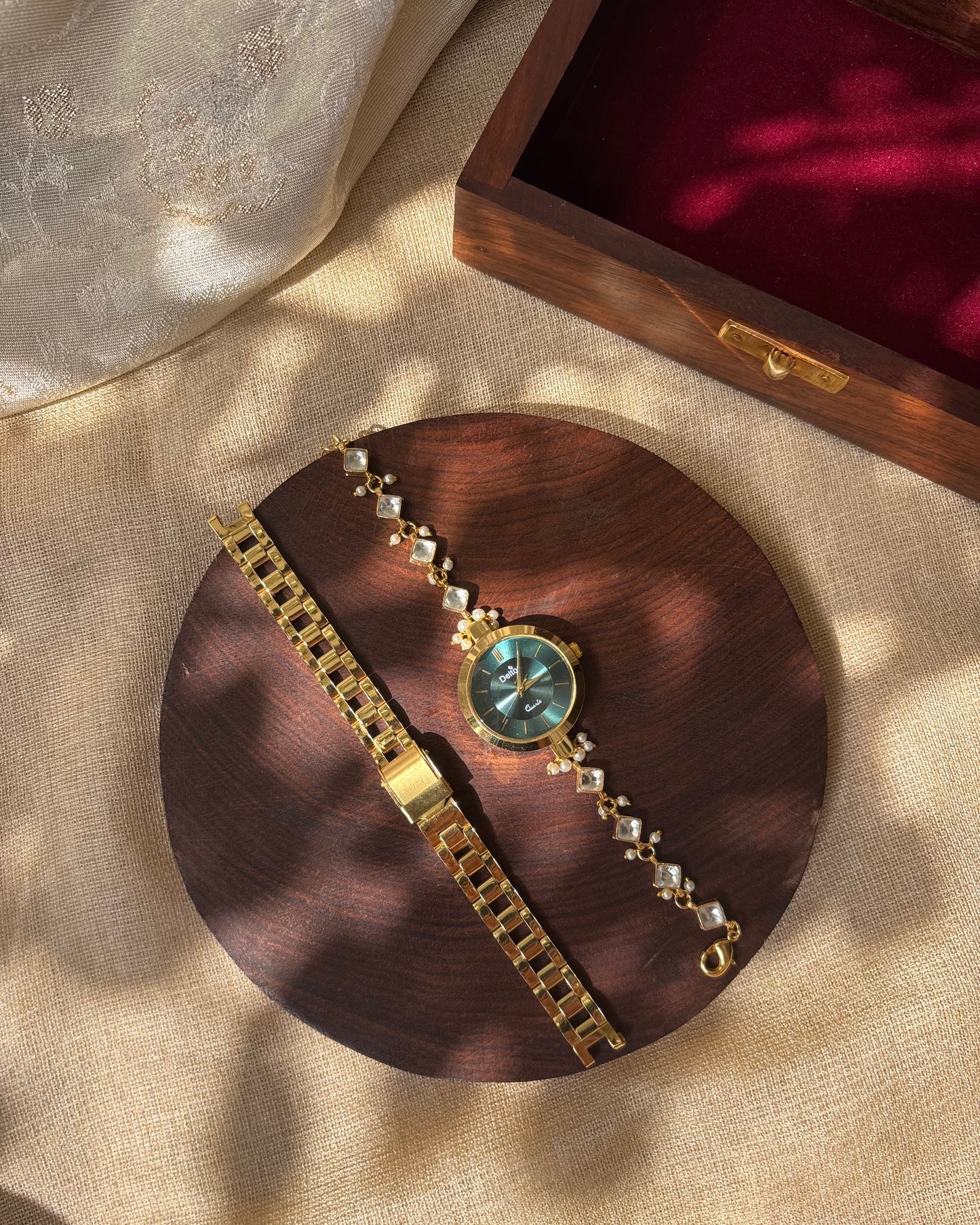 Jadau Kundan Statement Watch | WT002