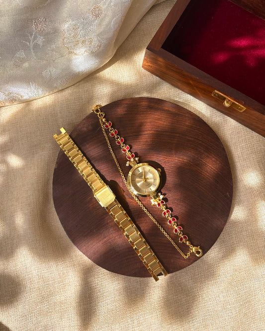 Jadau Kundan Statement Watch | WT001