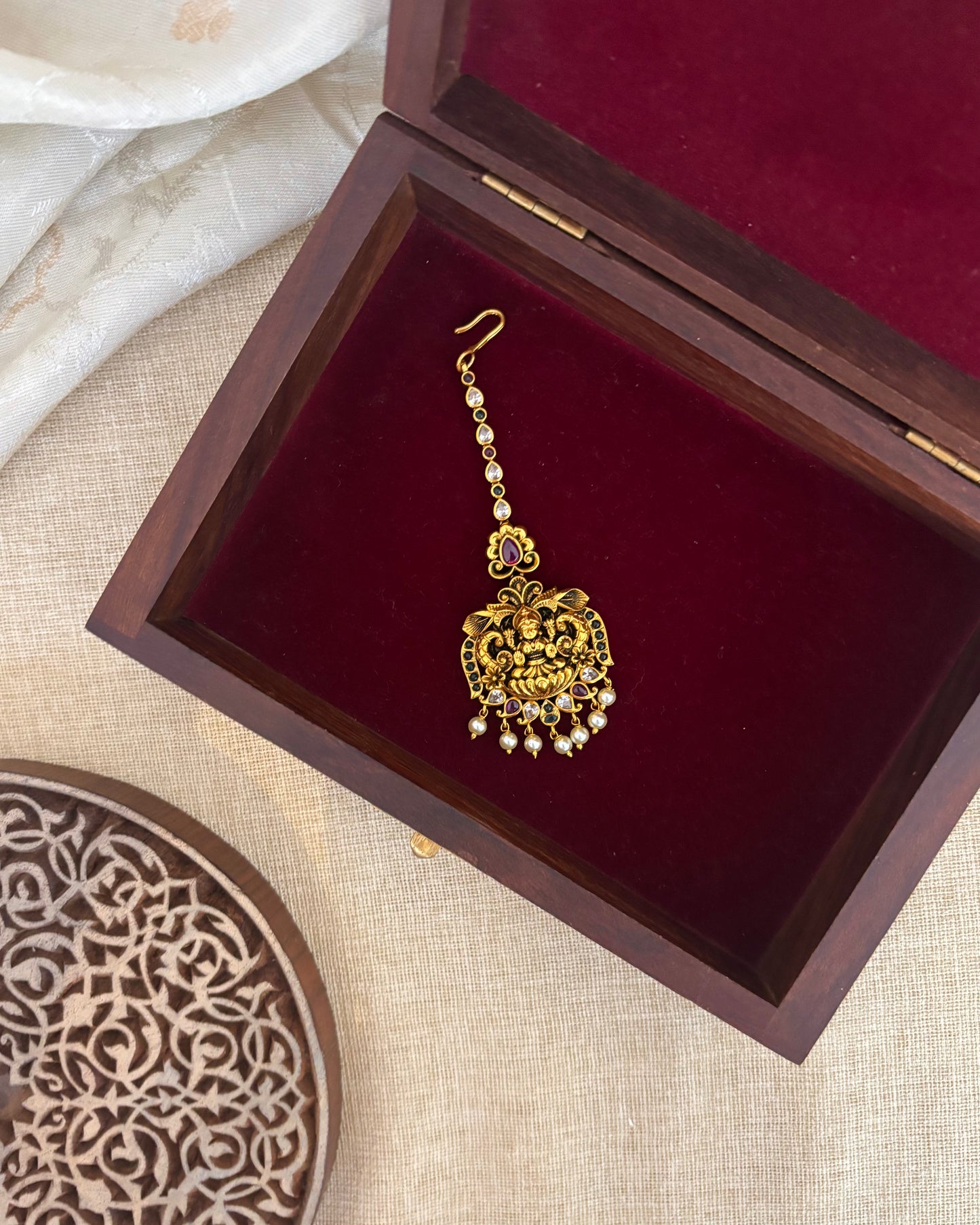 Antique Lakshmi Maang Tikka | MT168