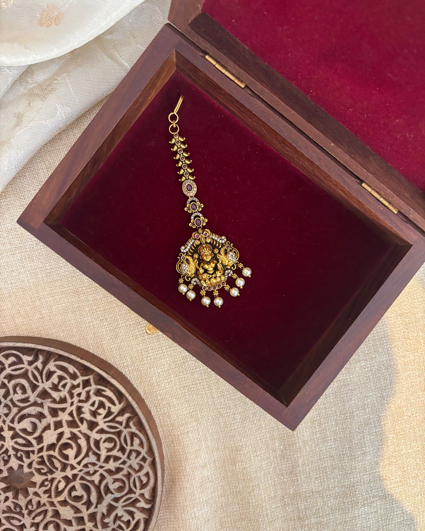 Antique Lakshmi Maang Tikka | MT169