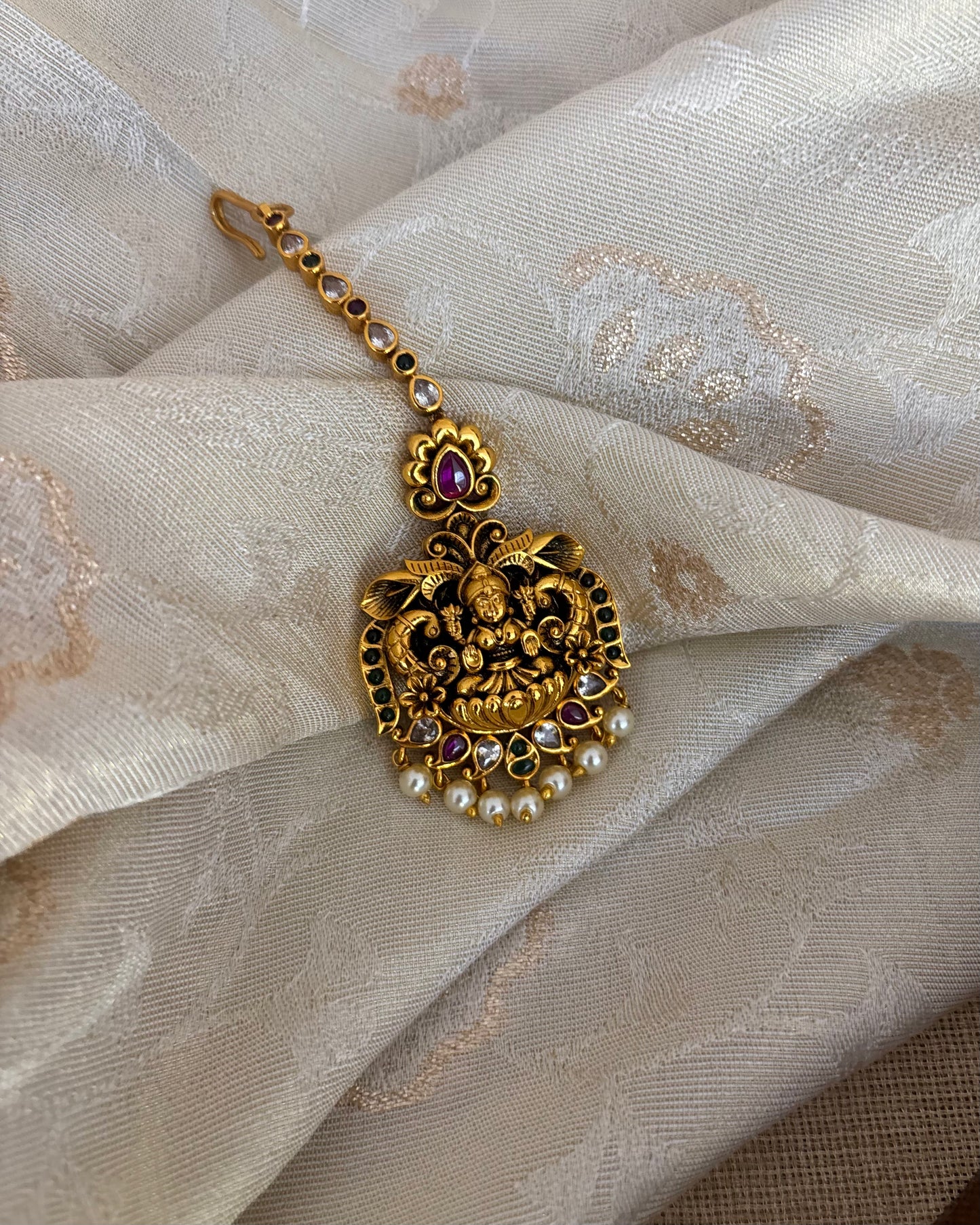 Antique Lakshmi Maang Tikka | MT168