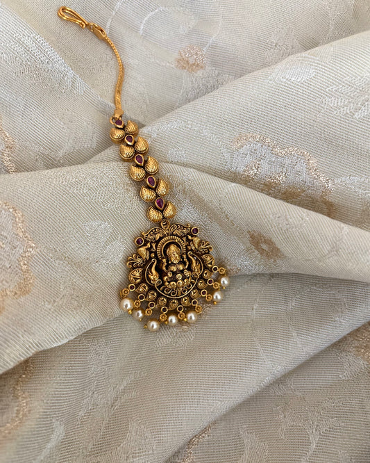 Antique Lakshmi Maang Tikka | MT171
