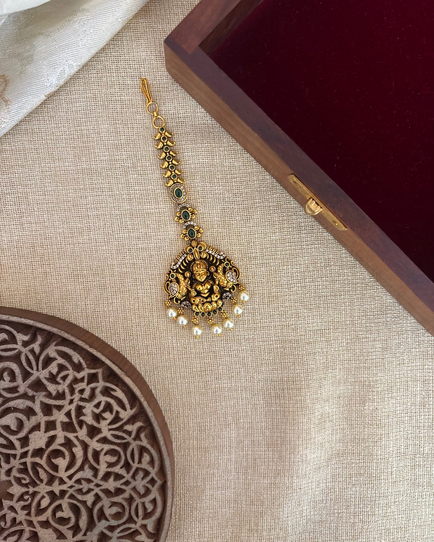 Antique Lakshmi Maang Tikka | MT172