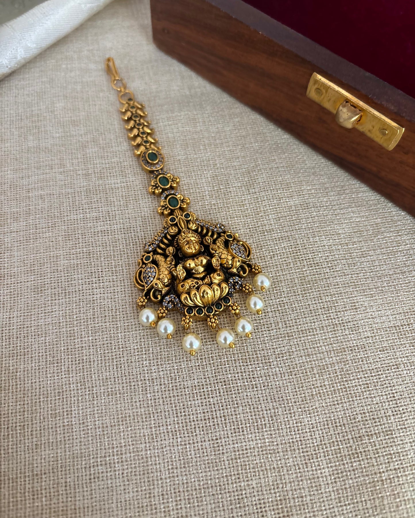 Antique Lakshmi Maang Tikka | MT172