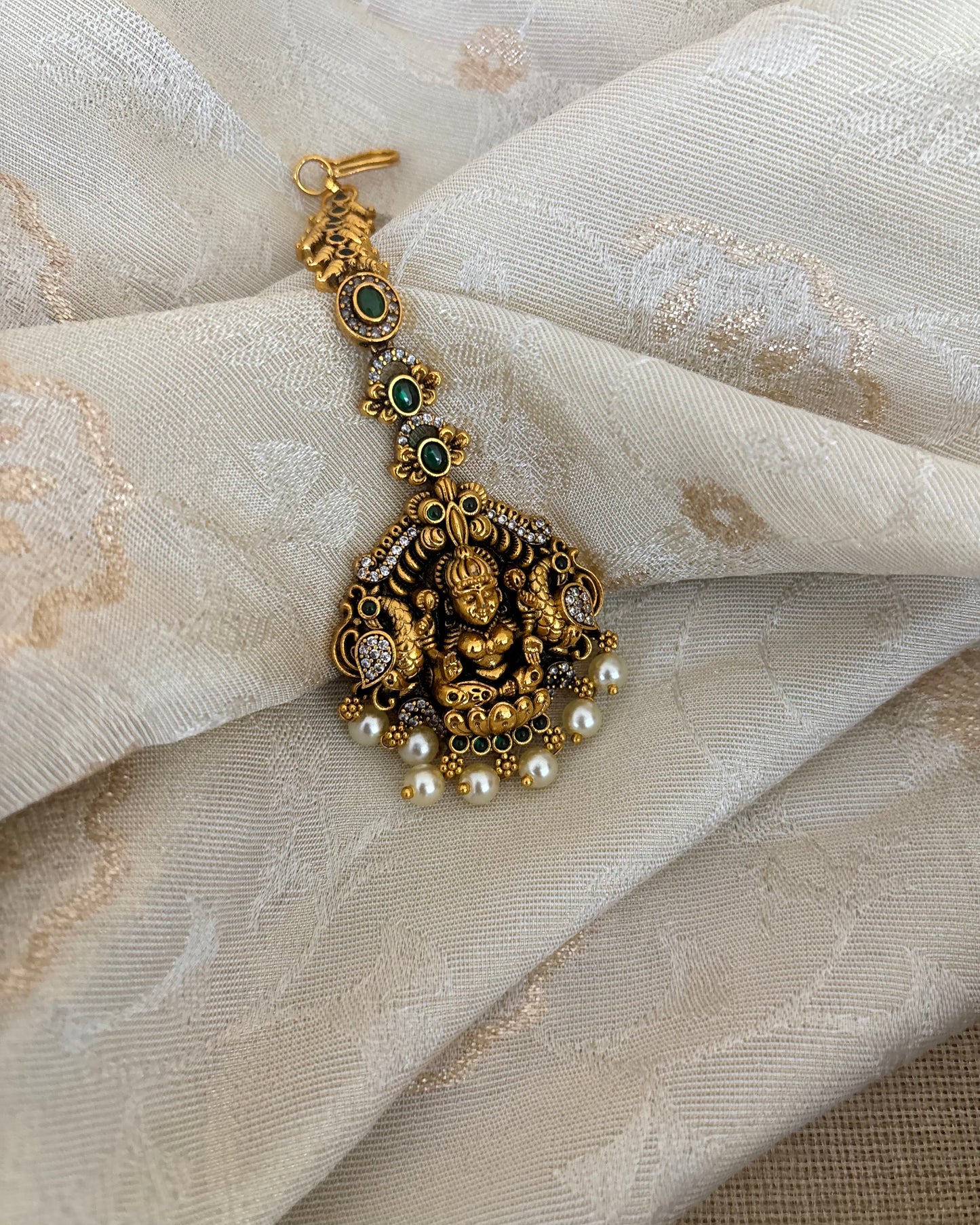 Antique Lakshmi Maang Tikka | MT172