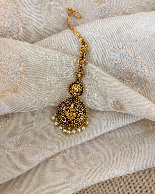 Antique Lakshmi Maang Tikka | MT173