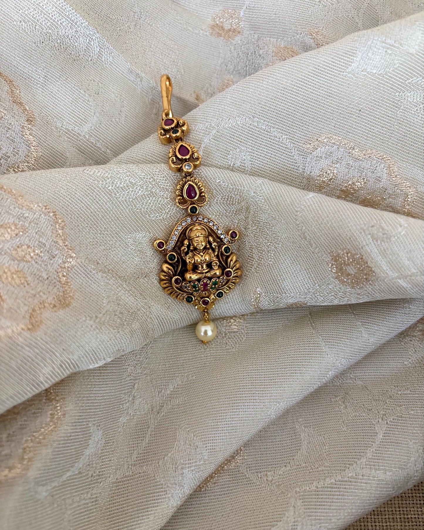 Antique Lakshmi Maang Tikka | MT175