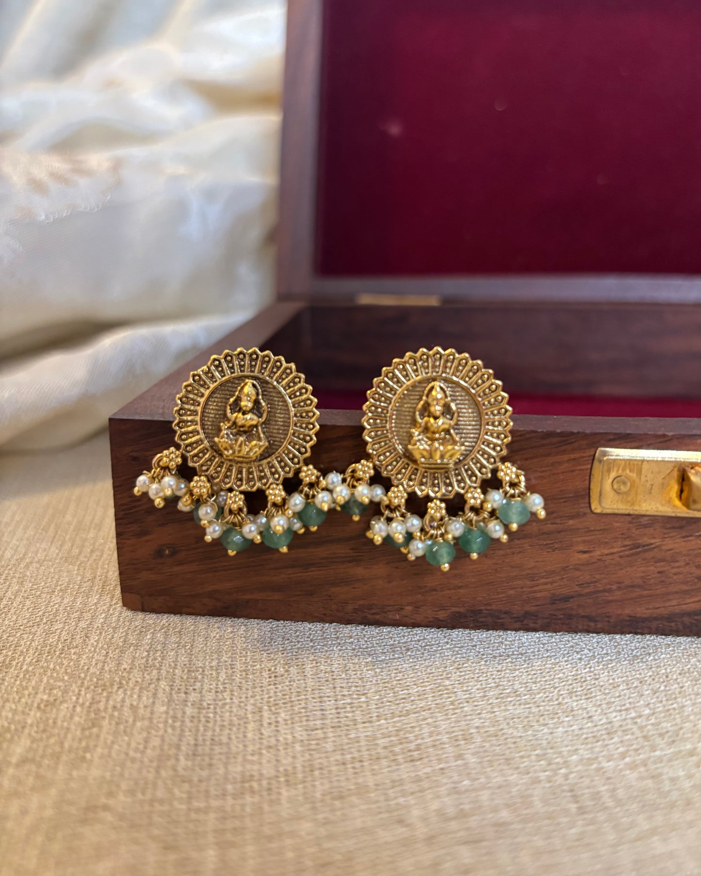 Minimal Lakshmi Stud Earrings | ER101