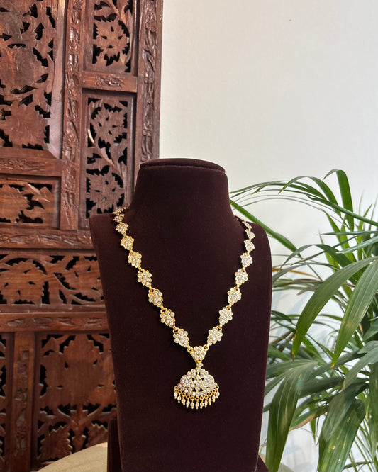 Vintage Impon Mid-Length Floral Necklace | NC314