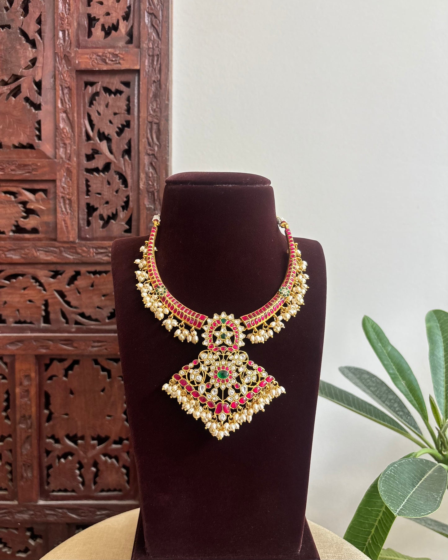 Jadau Kundan Kanti Necklace | NC431