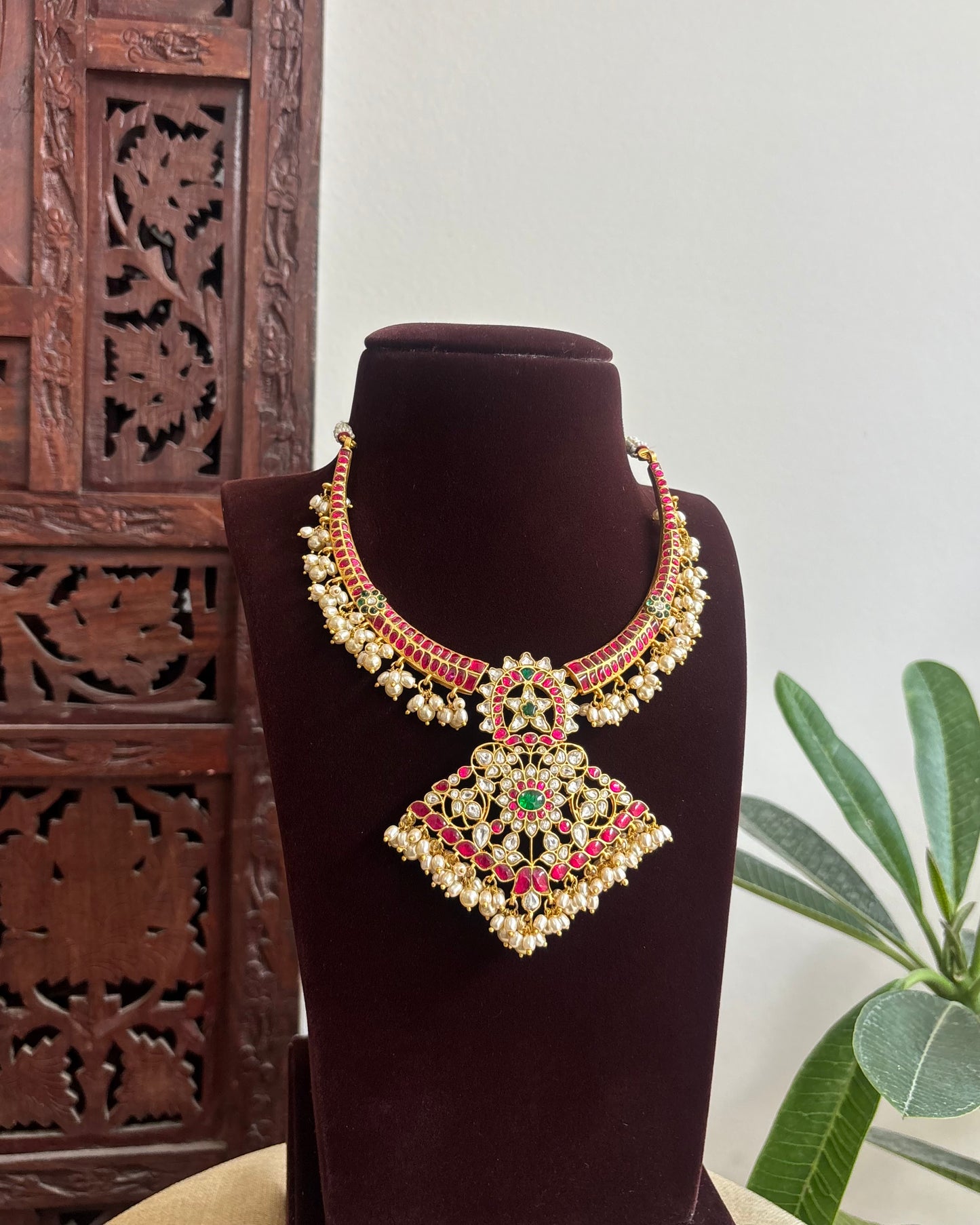 Jadau Kundan Kanti Necklace | NC431