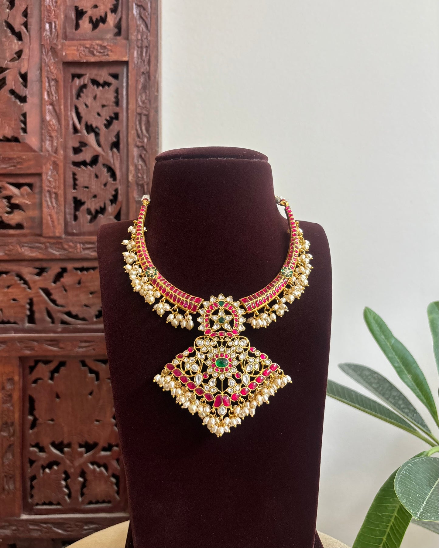 Jadau Kundan Kanti Necklace | NC431