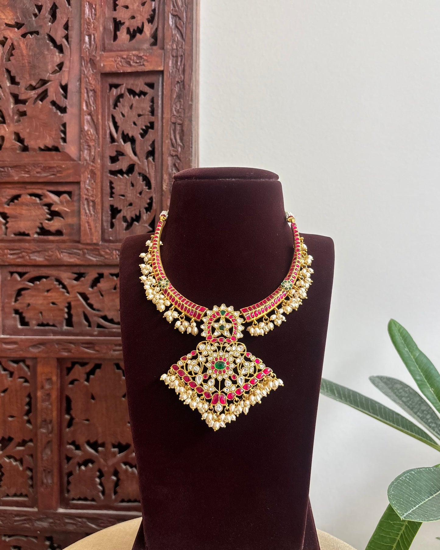 Jadau Kundan Kanti Necklace | NC431