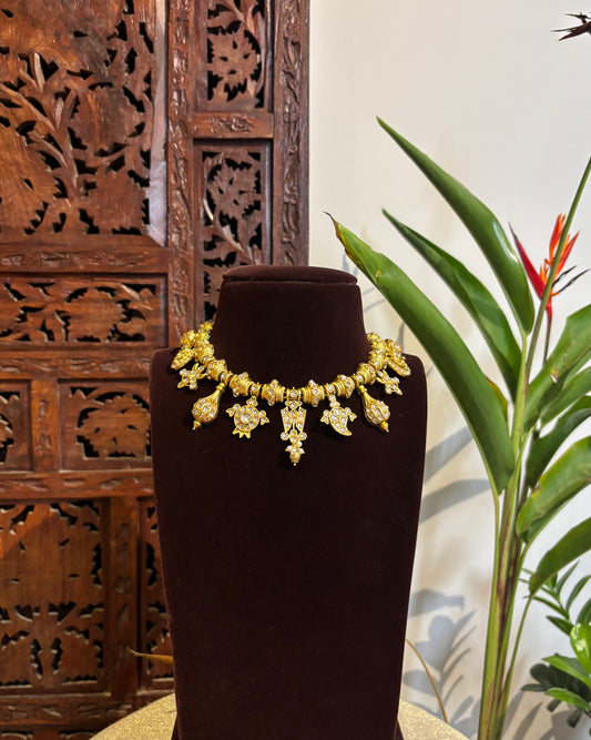 Heritage Temple Jewellery Reimagined – Elegant Contemporary Finish | NC208