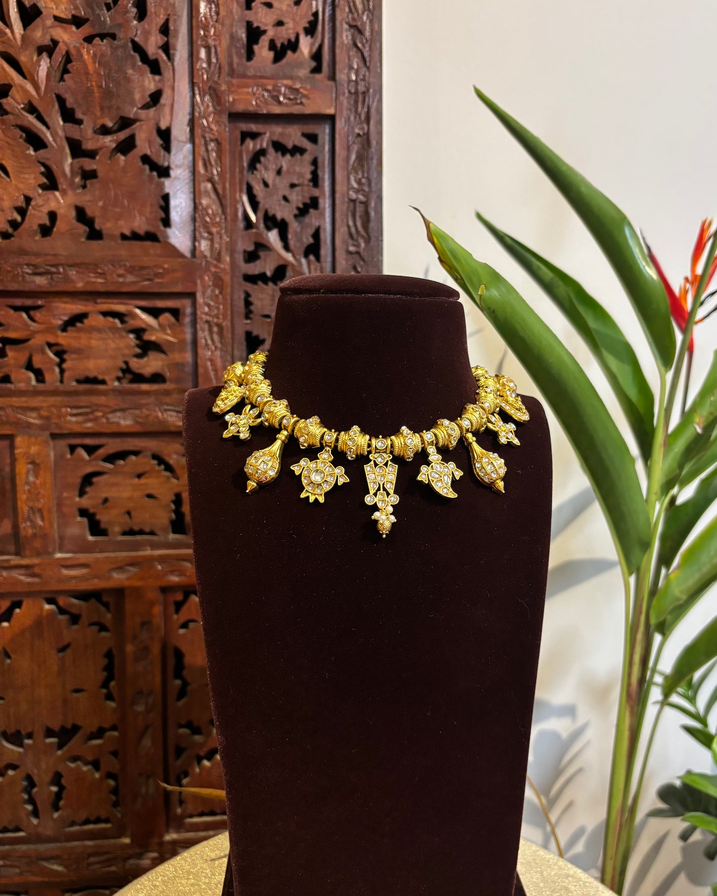 Heritage Temple Jewellery Reimagined – Elegant Contemporary Finish | NC208