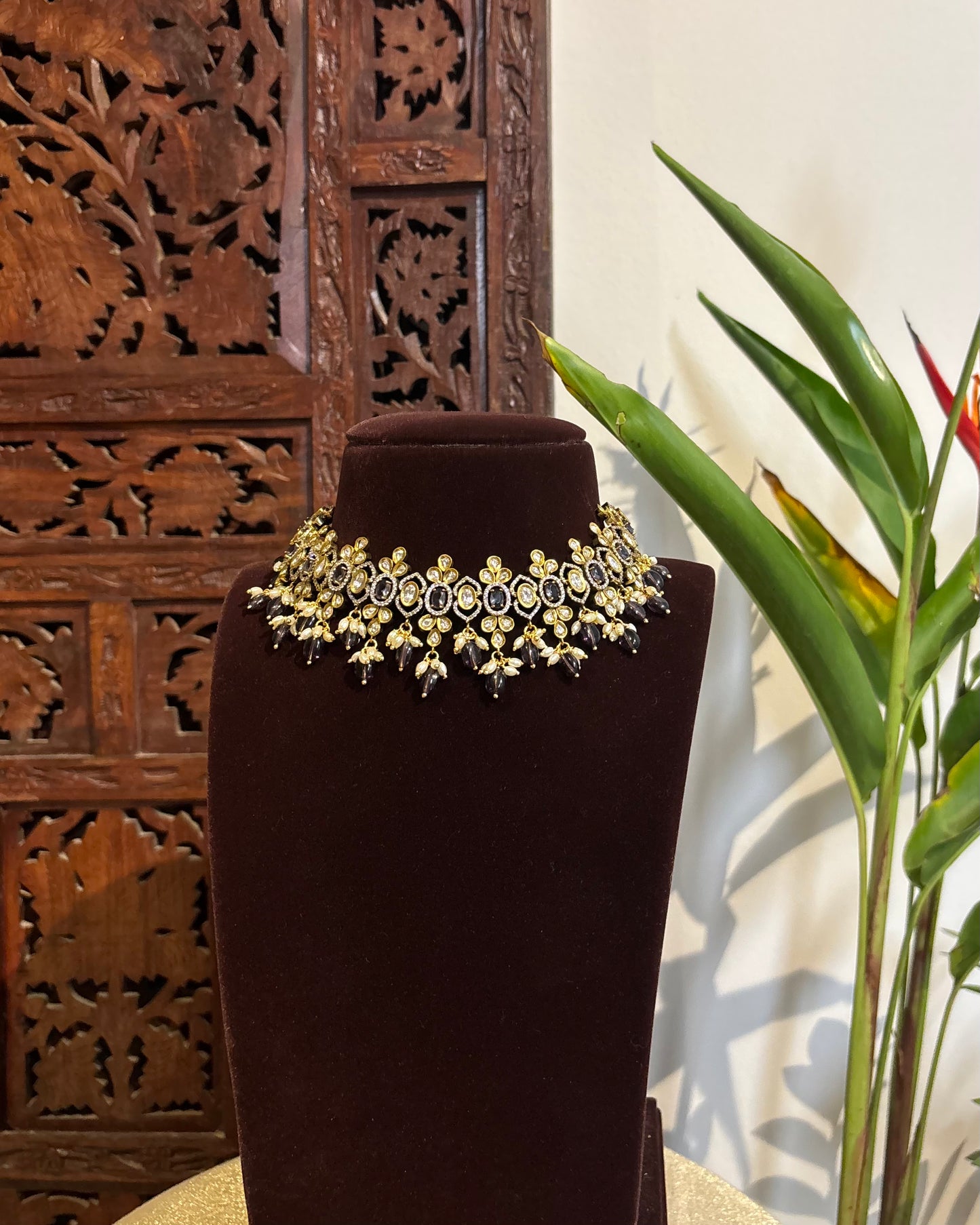 Floral Victorian Necklace Set | NC214