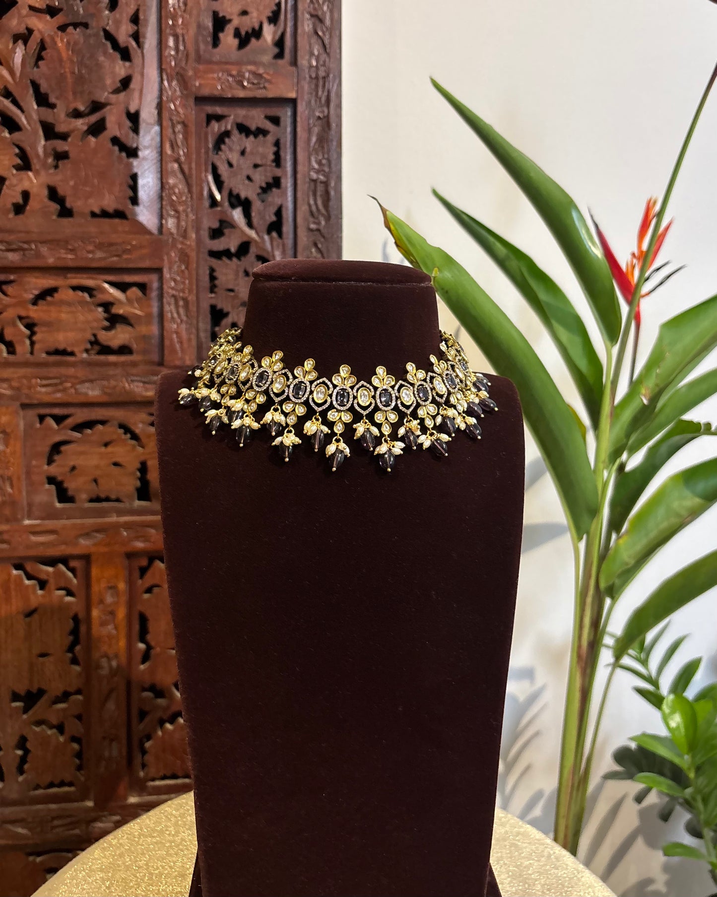 Floral Victorian Necklace Set | NC214