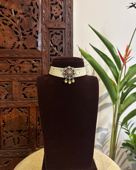 Victorian Pearl Choker | NC216