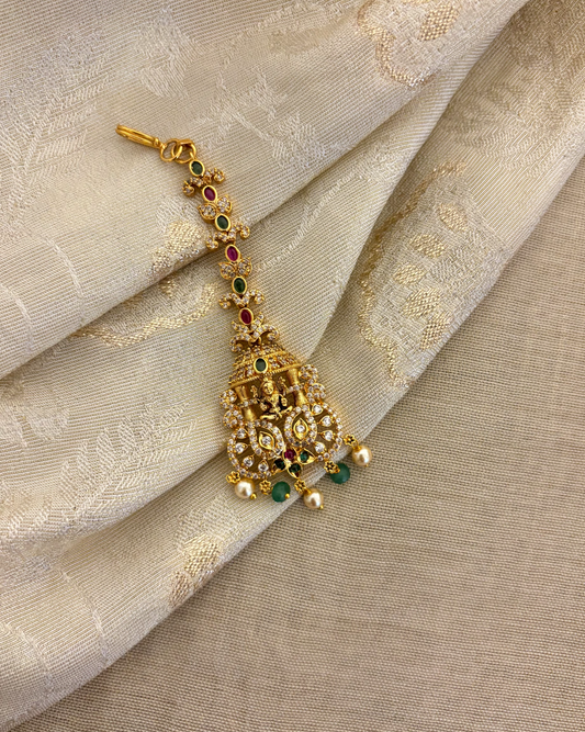 Antique Lakshmi Motif Maang Tikka |  MT320