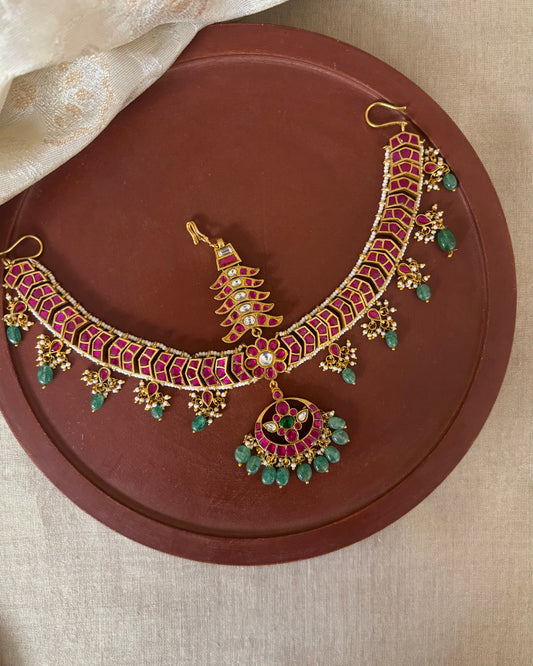 Jadau Kundan Bridal Mathapatti | MT240