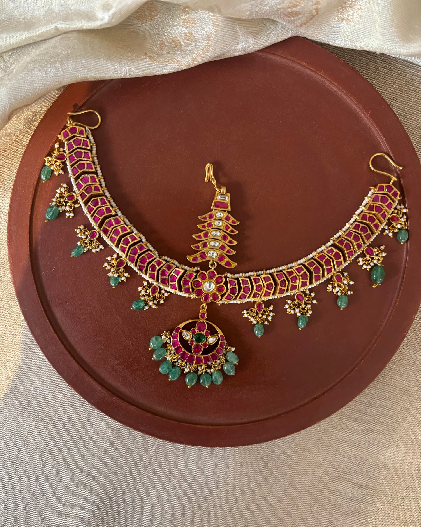 Jadau Kundan Bridal Mathapatti | MT240