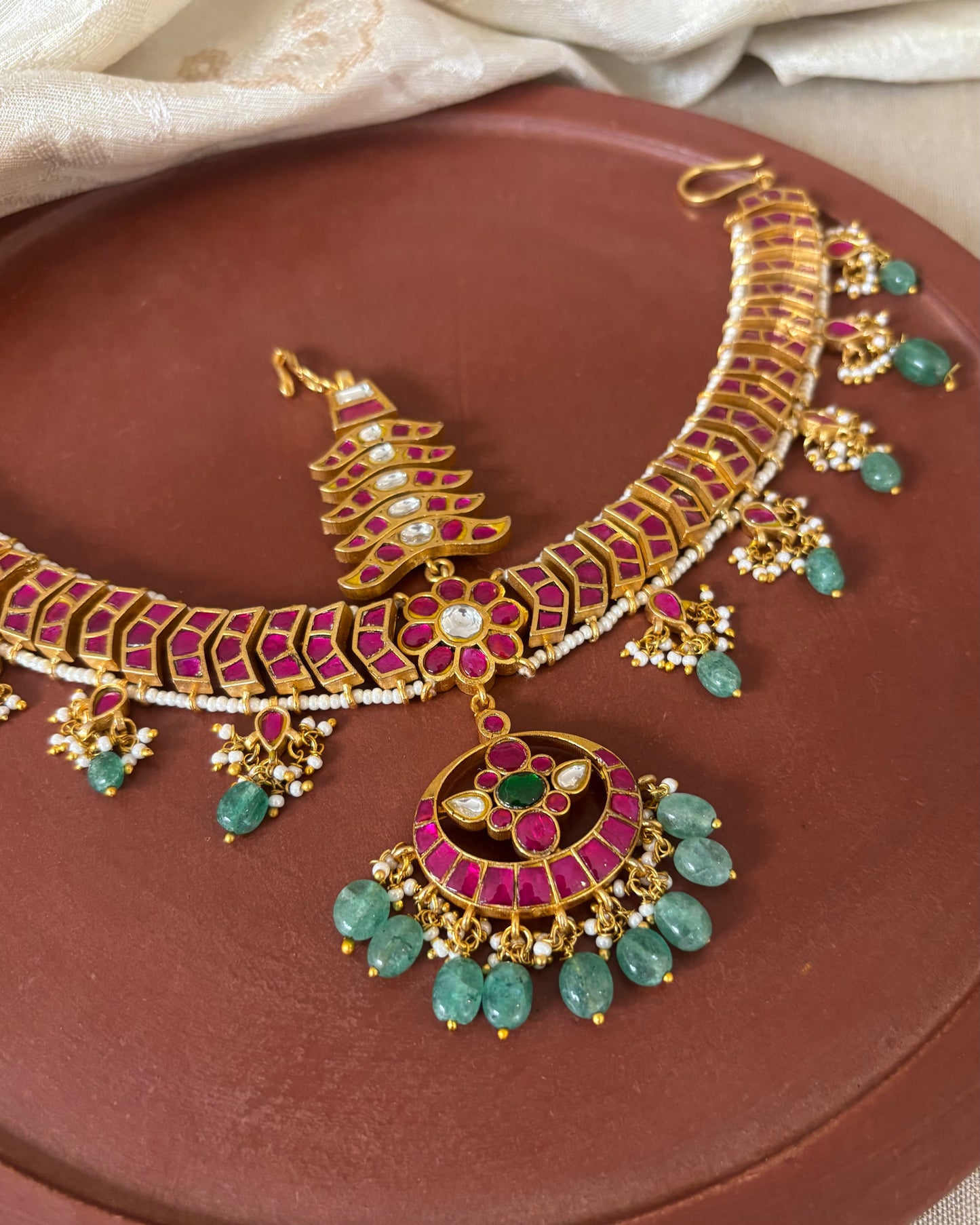 Jadau Kundan Bridal Mathapatti | MT240