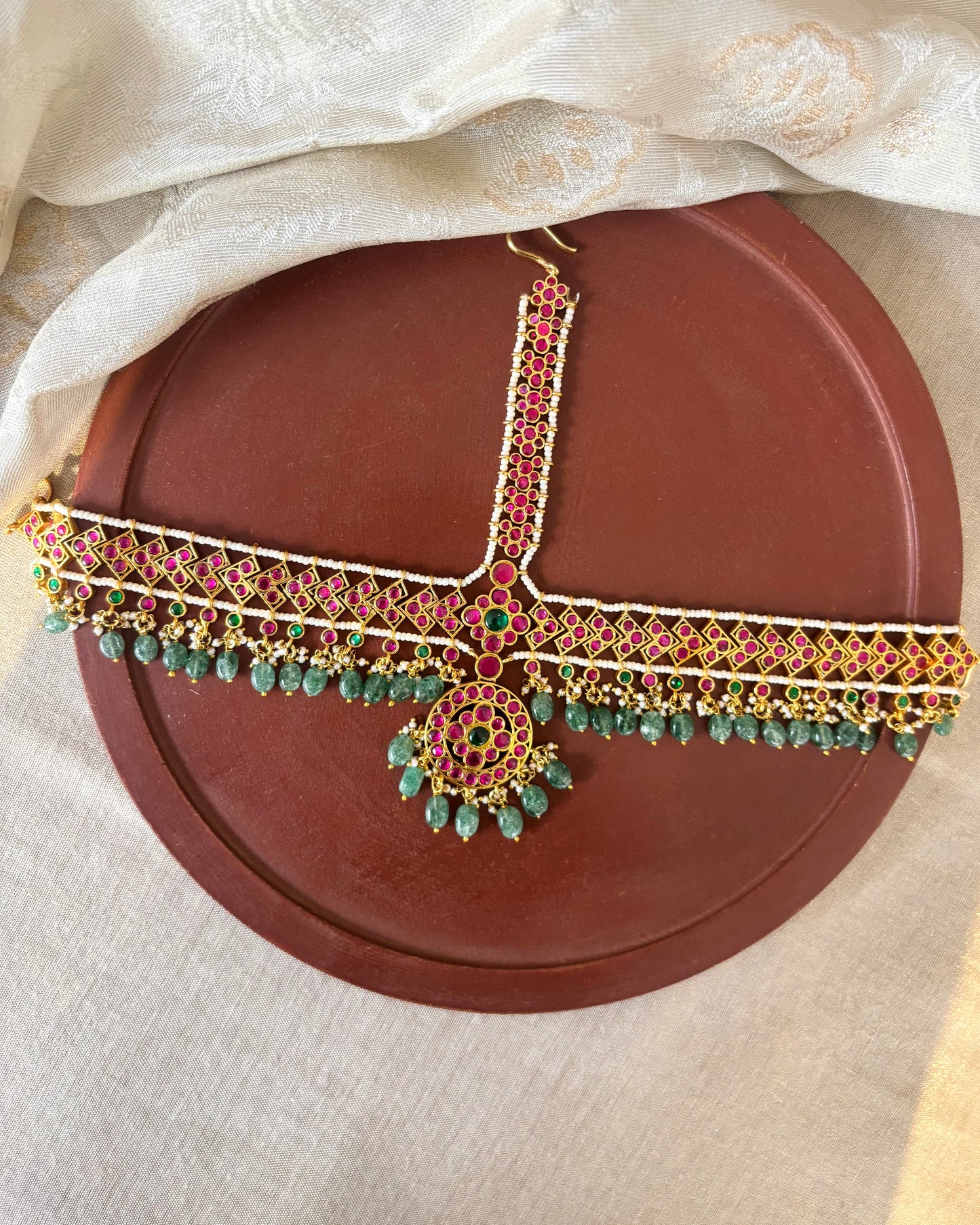 Jadau Kundan Bridal Mathapatti | MT241