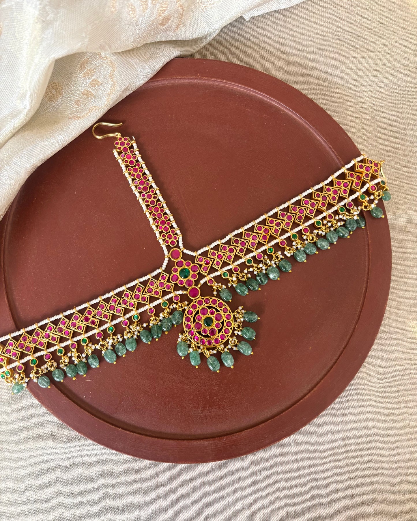 Jadau Kundan Bridal Mathapatti | MT241