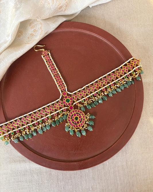 Jadau Kundan Bridal Mathapatti | MT241